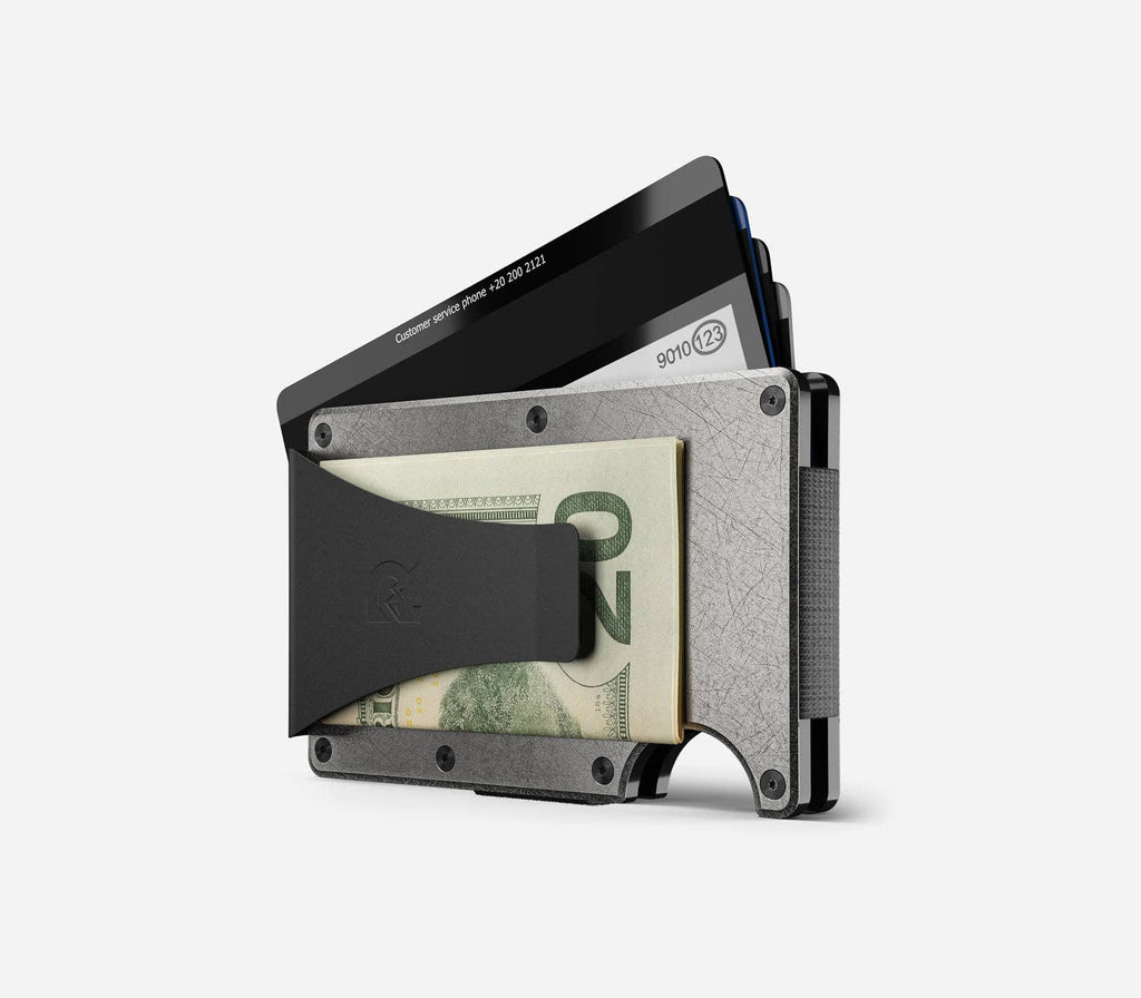 Ridge Wallet - Stonewashed Titanium