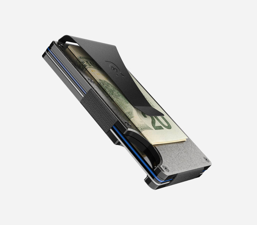 Ridge Wallet - Stonewashed Titanium