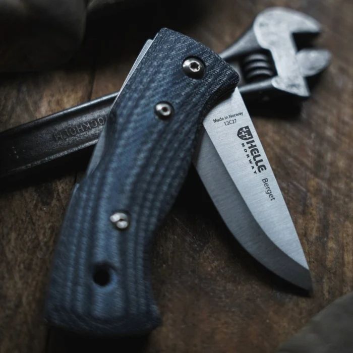 Helle Berget 763 – Denim Micarta