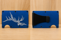 Custom Engraved Elk Head Minimalist Wallet (Anodized Aluminum)