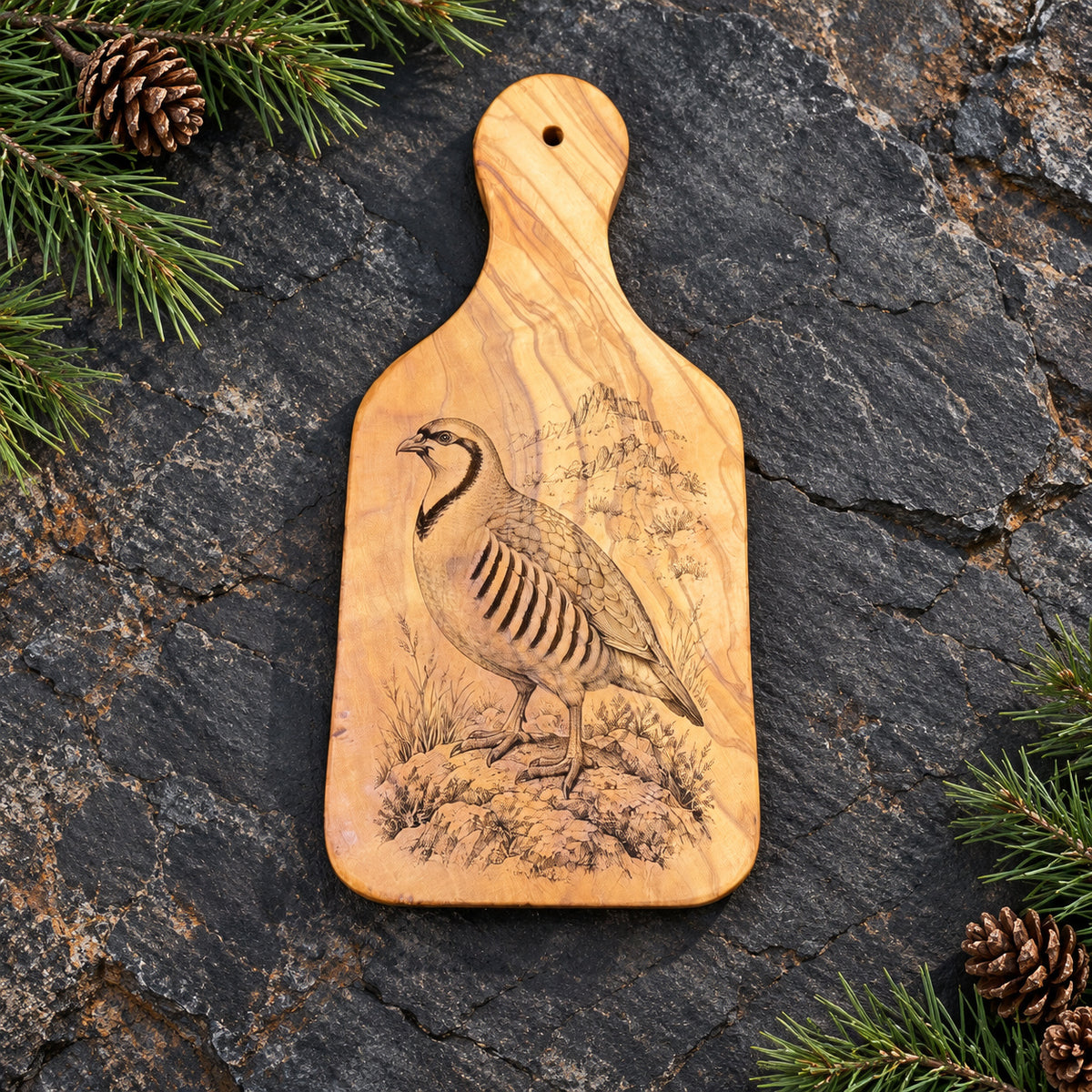 Chukar Olive Wood Board