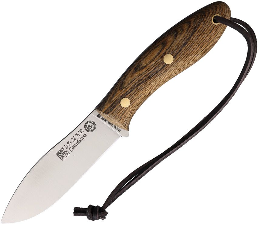 Joker Canadiense Fixed Blade Knife – Bocote Wood