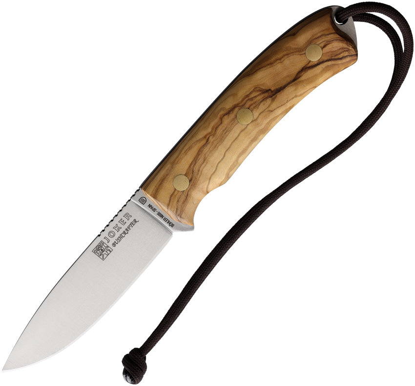 Joker Bushcrafter Fixed Blade - Olive Wood
