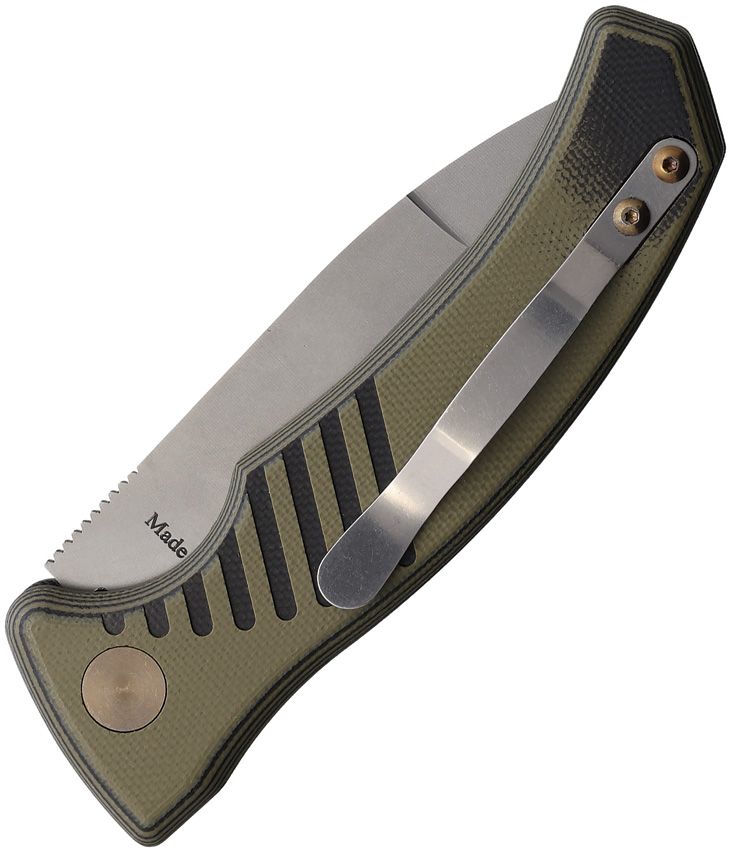 Knives of Alaska Eagle Auto Knife – OD/Blk G10 & MagnaCut