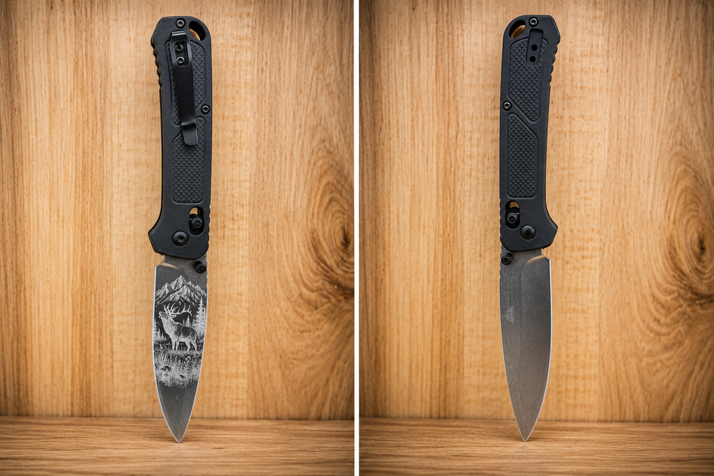 Custom Engraved Ozark Trail Locking Folding Knife