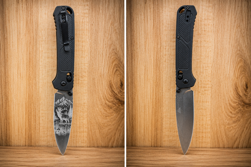 Custom Engraved Ozark Trail Locking Folding Knife