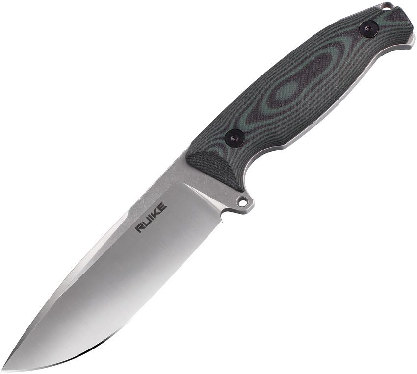 Ruike Jager F118 Fixed Blade Knife – Mountain Scene Engraving