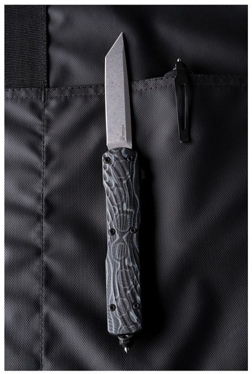 Hogue Counterstrike OTF Automatic Knife – Tanto & Black G-Mascus G10